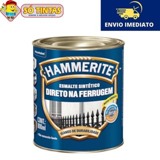 Tinta Esmalte Sintético Hammerite Direto na Ferrugem Brilhante 800ml - AkzoNobel - Várias Cores em Oferta na Shopee