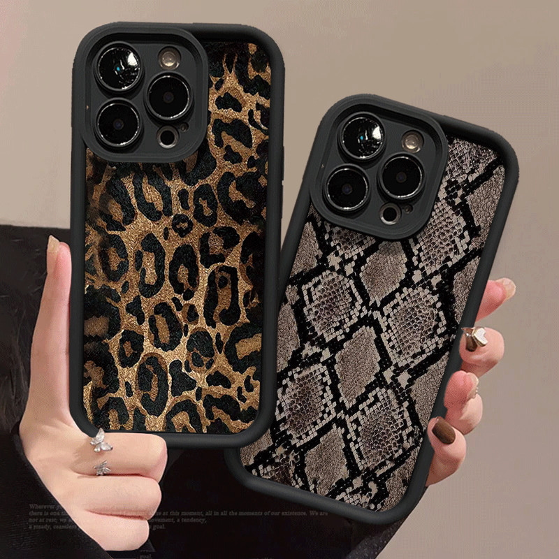 Capinha Capa de Silicone Padrão de cobra Anti queda e Macia para Samsung A04 A05 A10 A12 A14 A15 A32 A35 A55 A72 em Oferta na Shopee