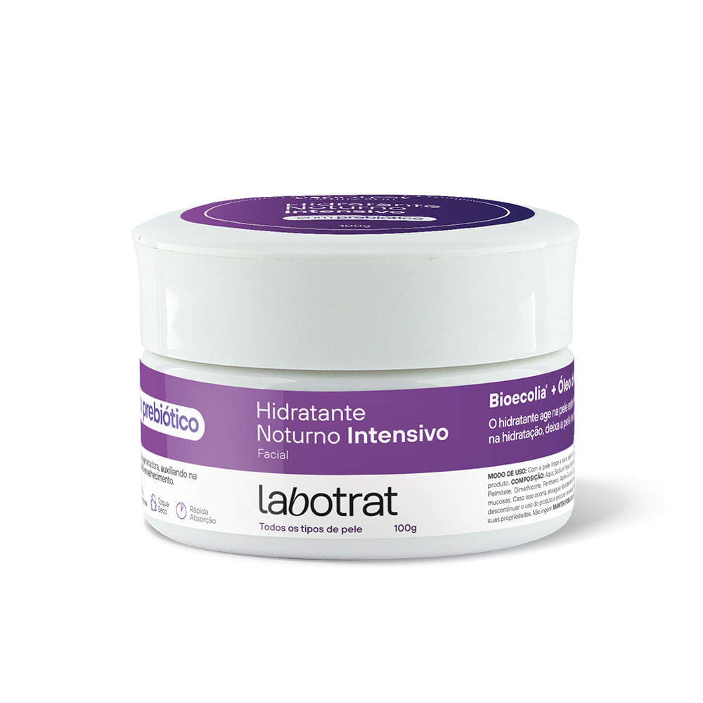 Creme Facial Noturno  Labotrat  Hidratante Intensivo 100g - Beauty