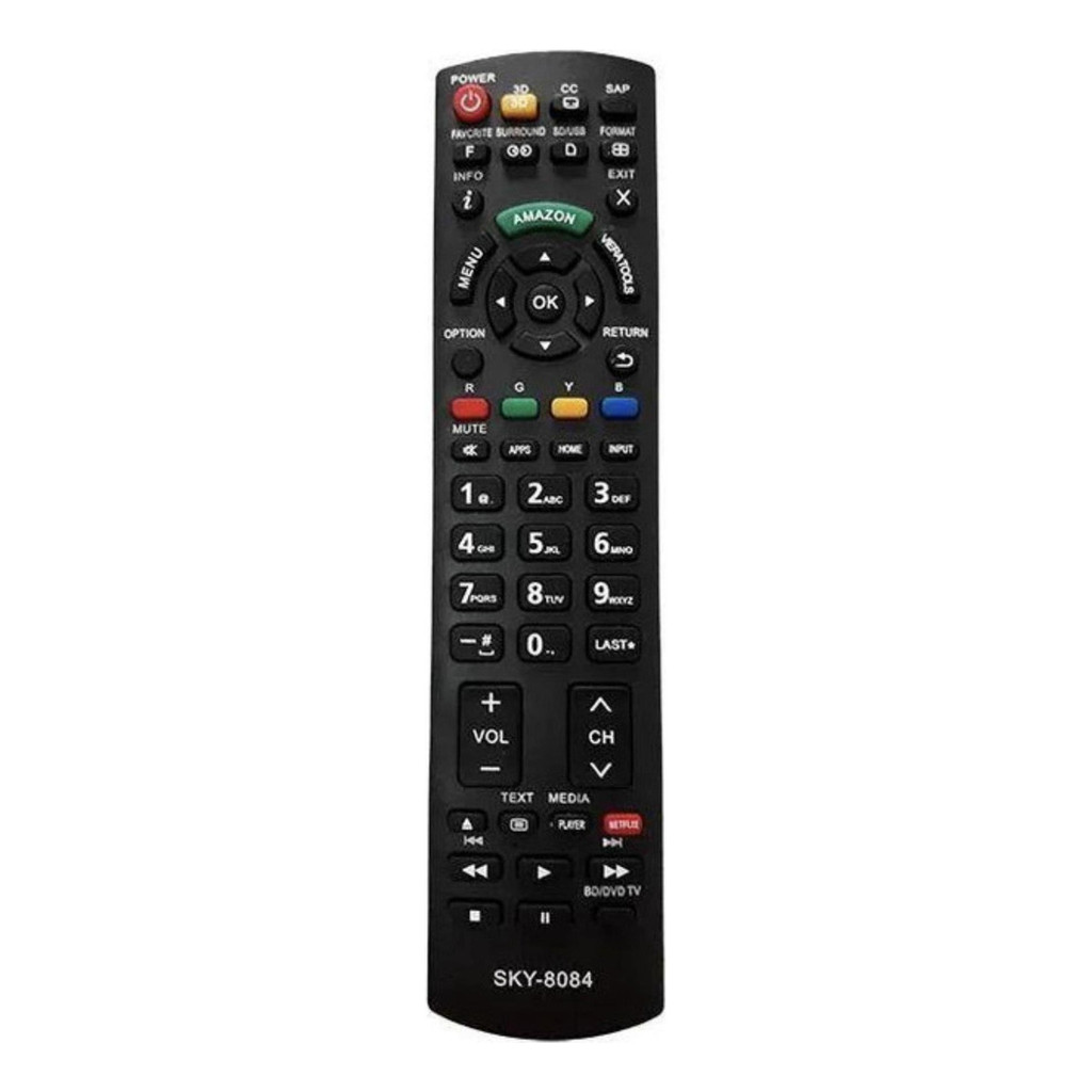 Controle Compatível Com Tv Panasonic Amazon Viera Tools