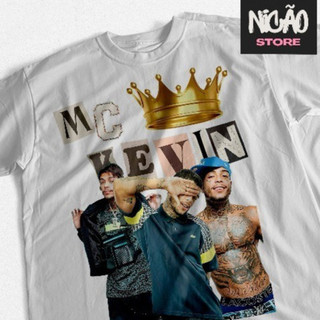 Camiseta Premium Mc Kevin Eterno 4M Funk Cantor Coroa Rei 100% Algodão Fio 30.1 Envio Rápido TrendBox Mania 