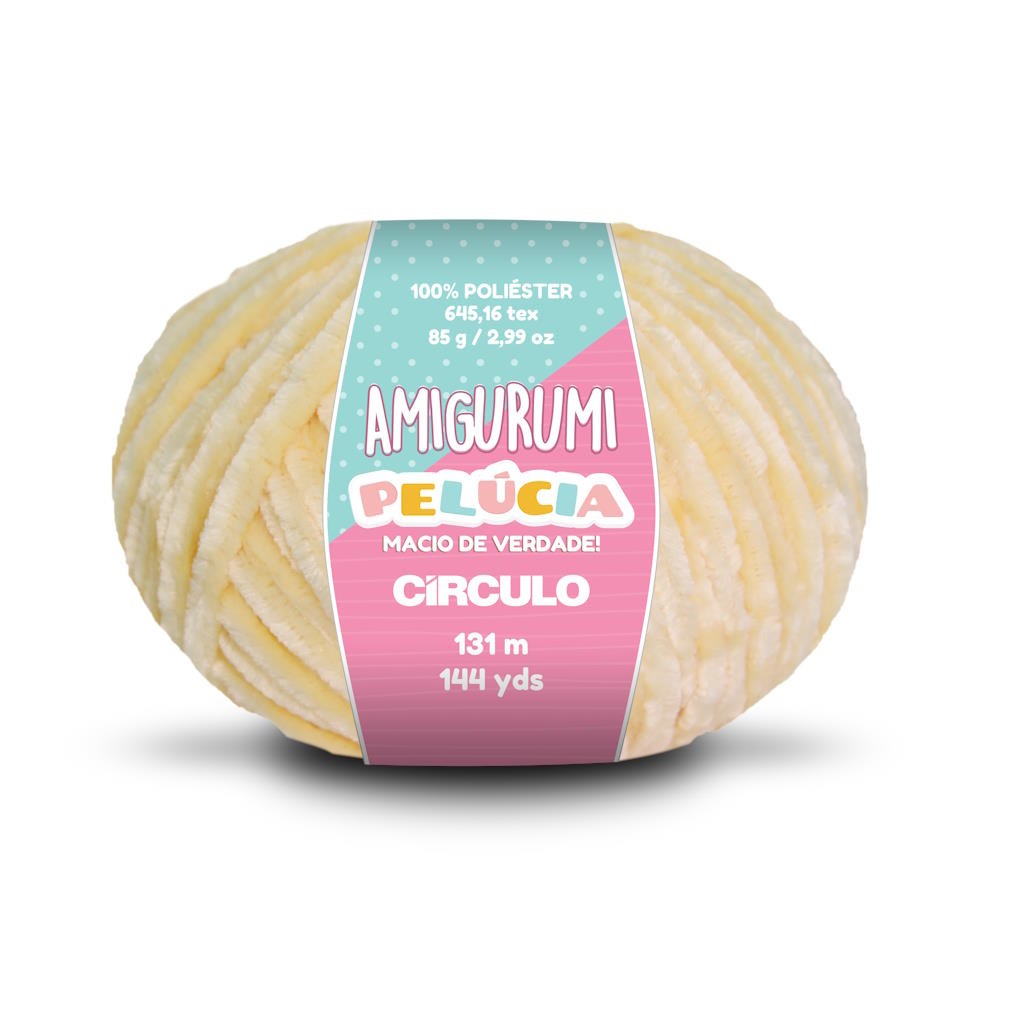 Fio/Lã Circulo Amigurumi Pelucia 85g TEX 645 131 metros