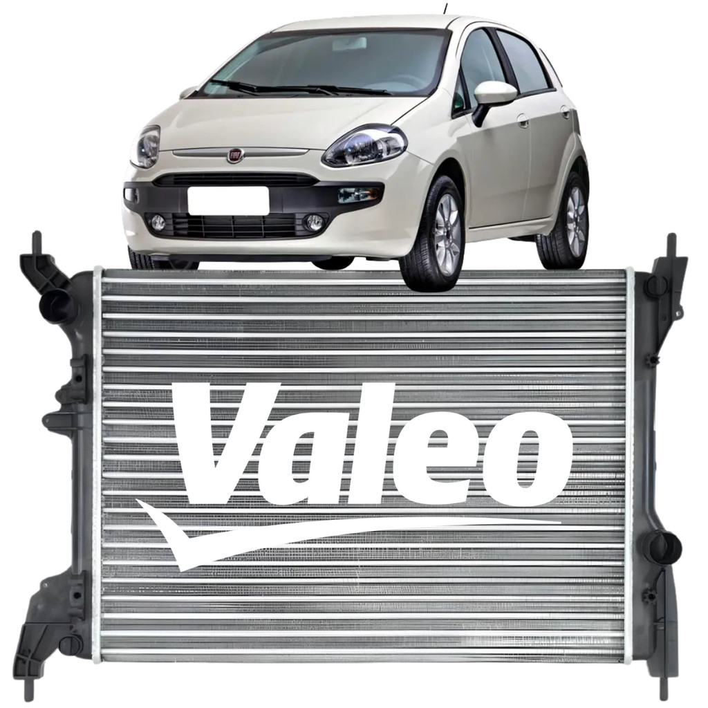 Radiador Valeo Punto 1.4 2007 a 2012 Câmbio Manual 51869486 - Spare Parts and Accessories for Vehicles
