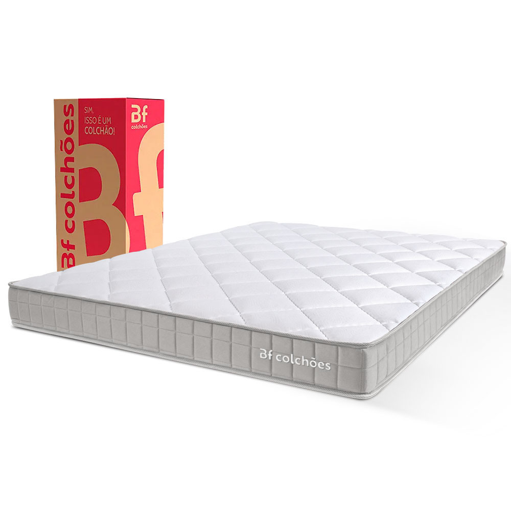 Colchão Casal Duo Ortopédico D33 à Vácuo 138x188x17cm BF Colchões em Oferta na Shopee