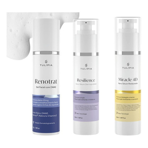 Combo Anti Rugas Creme Efeito Botox, Creme Tensor E Anti Age