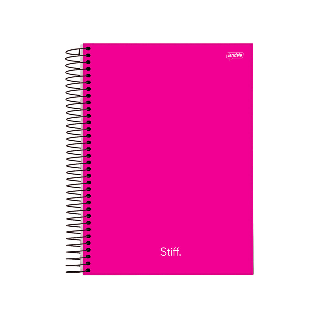 Caderno 20 Matérias Universitário Stiff - Jandaia CAPA:ROSA em Oferta na Shopee