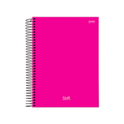 Caderno 15 Matérias Universitário Stiff - Jandaia CAPA:ROSA