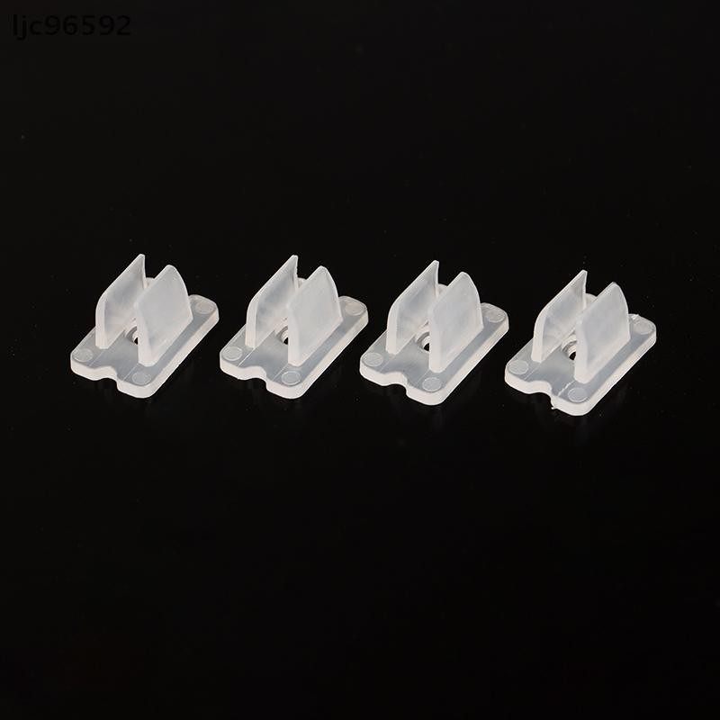 [ljc] 50 Unidades 6 * 12 Mm LED Strip Fix Clips Conector Para Fixação 2835 Neon Light 220V COB Fivela De Plástico Acessó