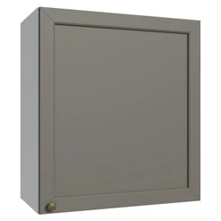 Armário Aéreo 60 cm 1 Porta Branco/Cinza Vik Madesa