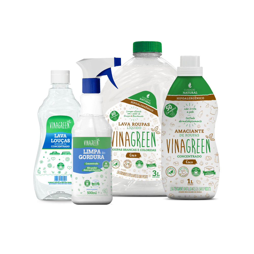 Kit Lançamentos Vinagreen em Oferta na Shopee