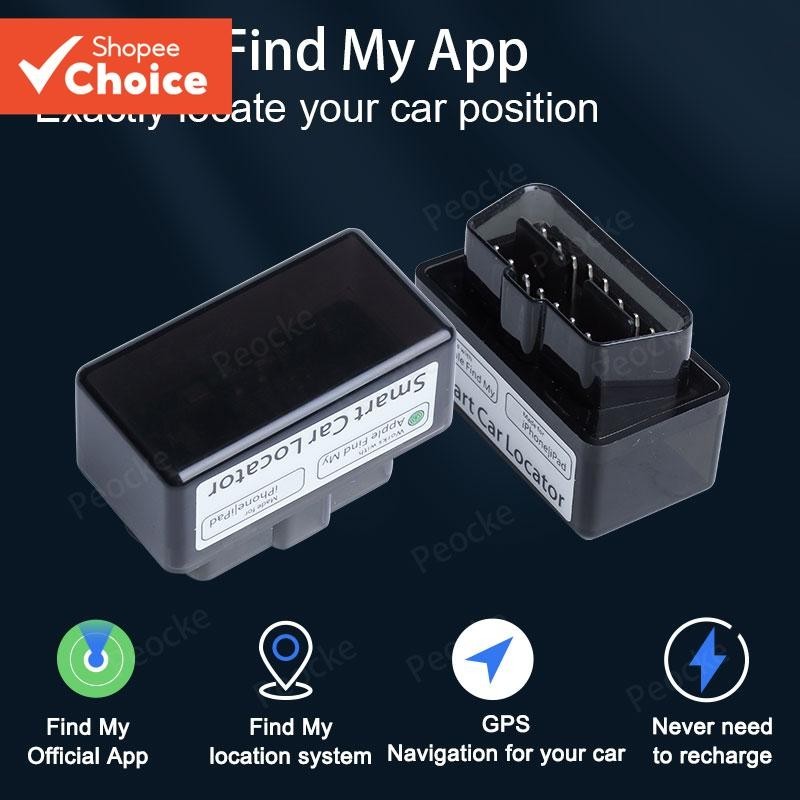 Mini Rastreador OBD2 Localizador GPS Encontrar Meu App Apple ITag Monitor Veículo Anti-Perdido Gratuito