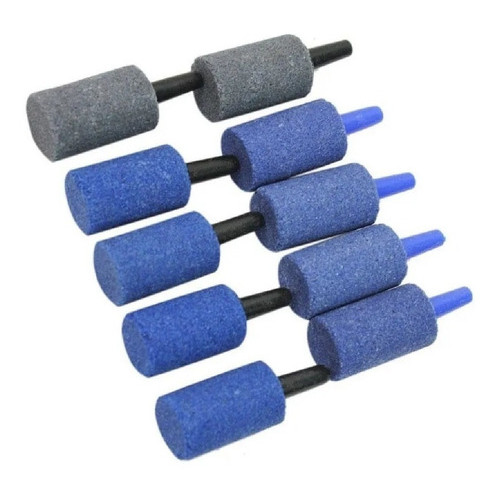 Kit 10 Pedras Porosas P/ Aquário Compressor + 10m Mangueira