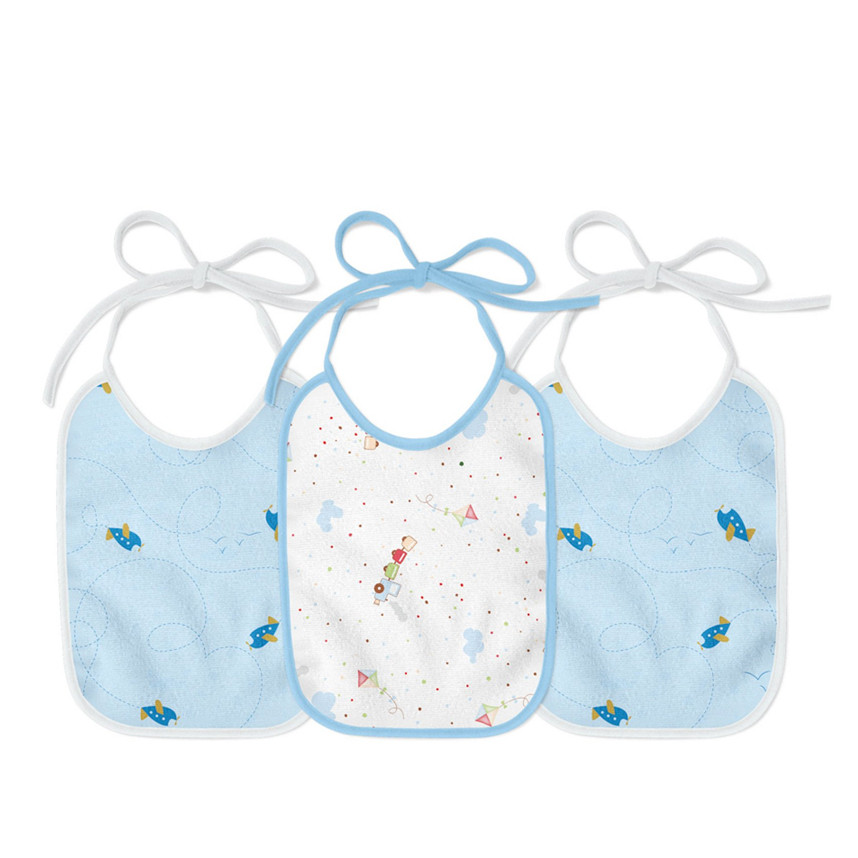 Kit Babador Papi Felpudo Plastificado Estampa Menino 3 Peças em Oferta na Shopee