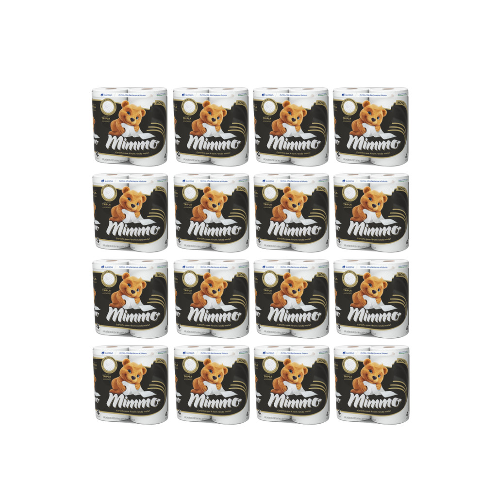 Papel Higiênico Folha Tripla 20m 16x4 Mimmo