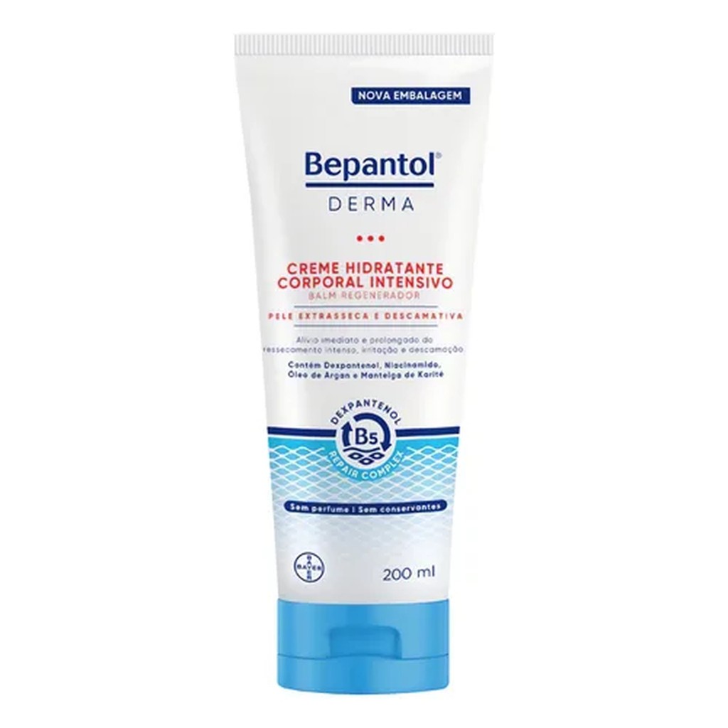 Bepantol Derma Creme Hidratante Corporal Intensivo Balm Regenerador 200ml