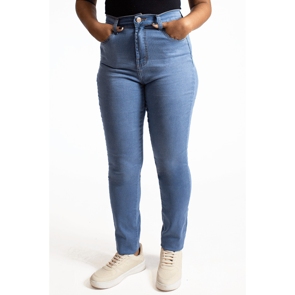 Calça Jeans Feminina Skinny Five Pockets Polo Wear Jeans Claro - Women Clothes