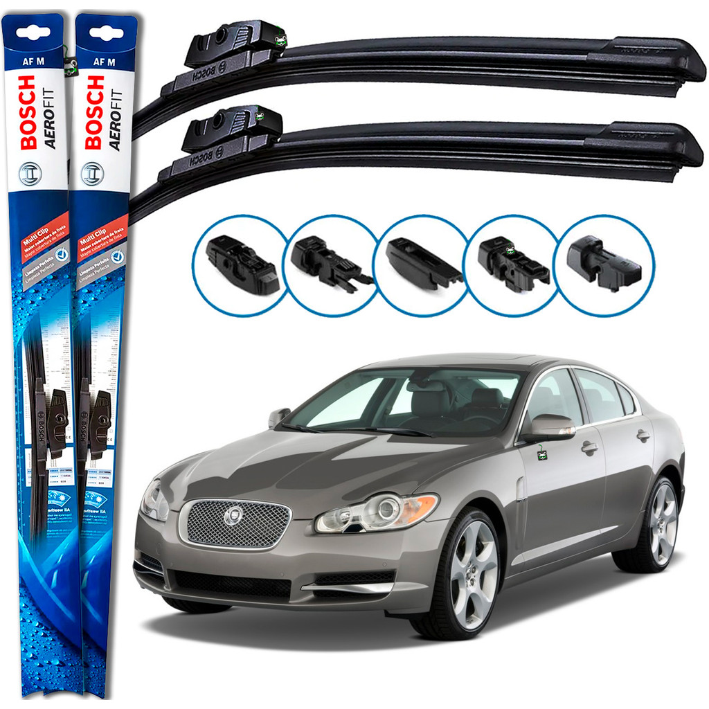 Par Palheta Limpador Parabrisa Jaguar XF 2008 2009 2010 2011 2012 2013 2014 Bosch em Oferta na Shopee