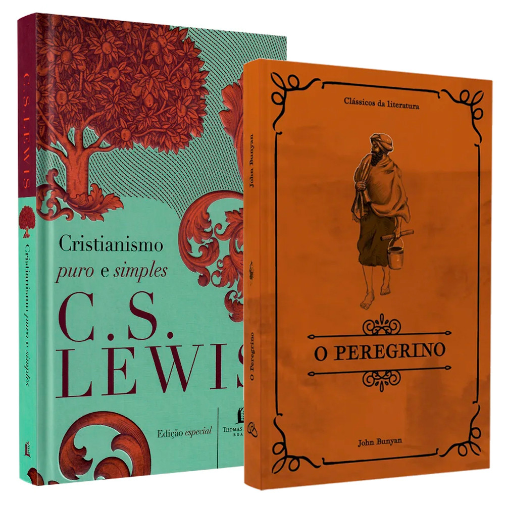 Kit Cristianismo Puro e Simples + Livro O Peregrino em Oferta na Shopee