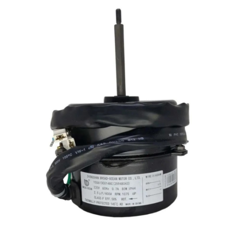 MOTOR VENTILADOR CONDENSA AR SPLIT 25948043 / 25906088 MIDEA