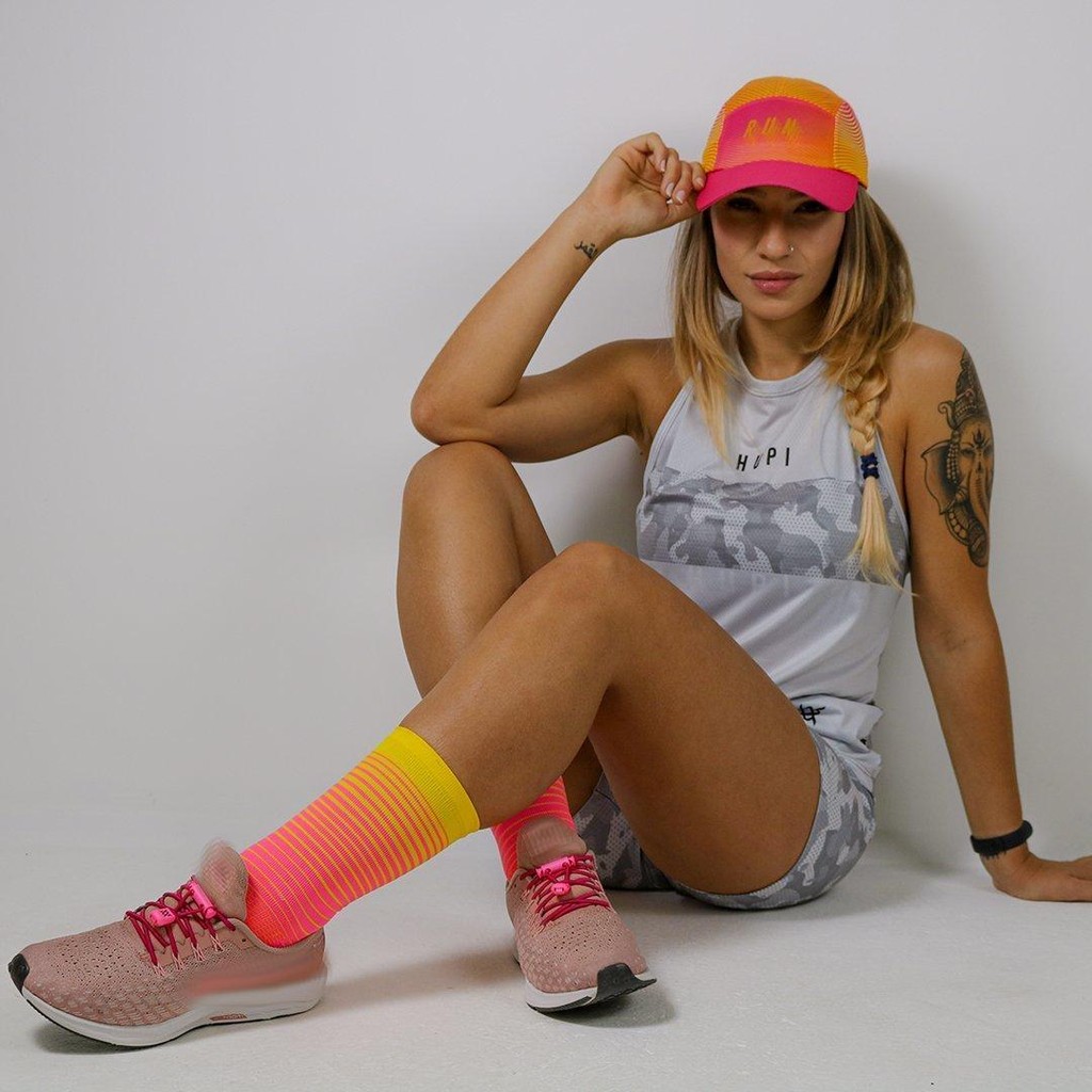 Cadarço Elástico para Tênis Hupi Laces 1 Par, Cor: Rosa Liso | Sem Nó, Ajuste Fácil, Ideal para Corrida e Treino