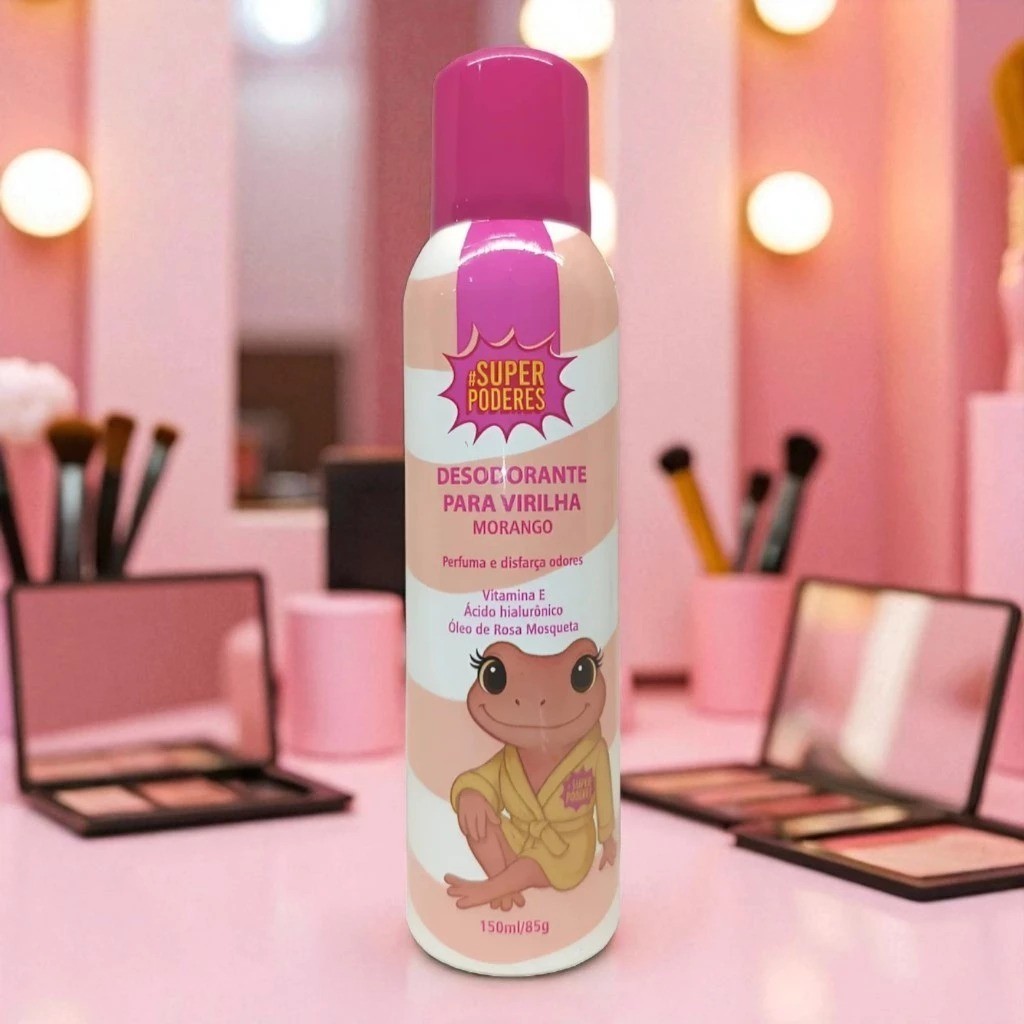 Desodorante Íntimo Virilha Fragância Morango PERFUME Super Poderes
