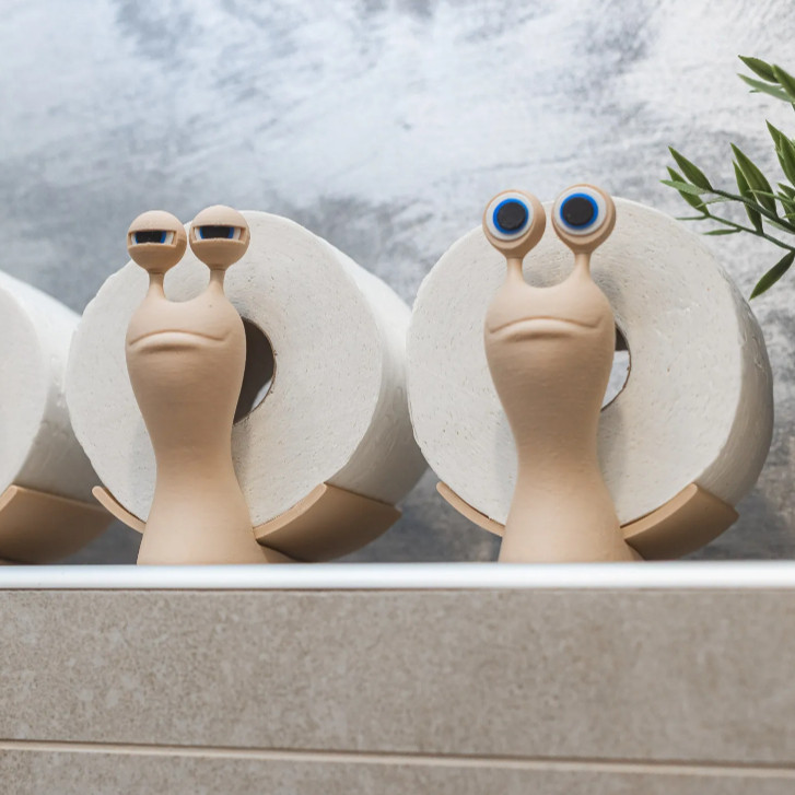 SUPORTE PARA PAPEL HIGIENICO CARACOL