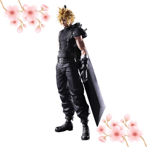 [Direto do JAPÃO]Final Fantasy VII Remake PLAY ARTS改 Cloud Strife Versão 2 Figura PVC pintada
