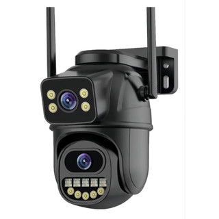 Câmera Segurança Ip A33h Lente Dupla 6mp App Cor Preto 2025 Linha PREMIUM!