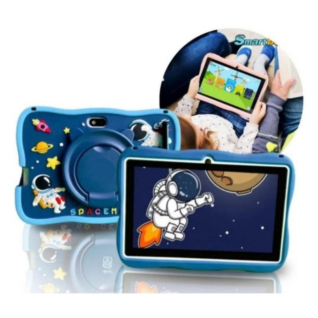 Tablet Infantil Kids Astronauta 4/64GB Com Caneta Touch AE