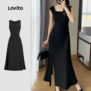Lovito Vestido Elegante de Primavera/verão para Mulheres L143ED853 em Oferta na Shopee