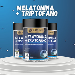 Triptofano com melatonina noite perfeita descanso merecido 100% natural, 100% original em Oferta na Shopee