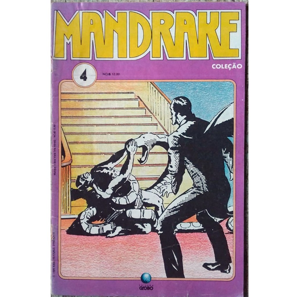 Gibi Mandrake N°4 - Editora Globo