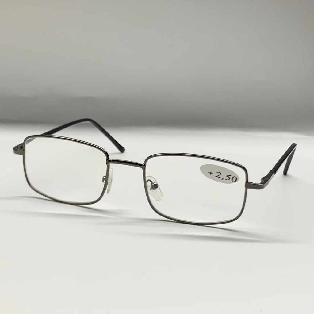 Óculos De Leitura Para Perto Com Grau Metal  Descanso Presbiopia Ferro Aço Resistente Masculino Feminino em Oferta na Shopee