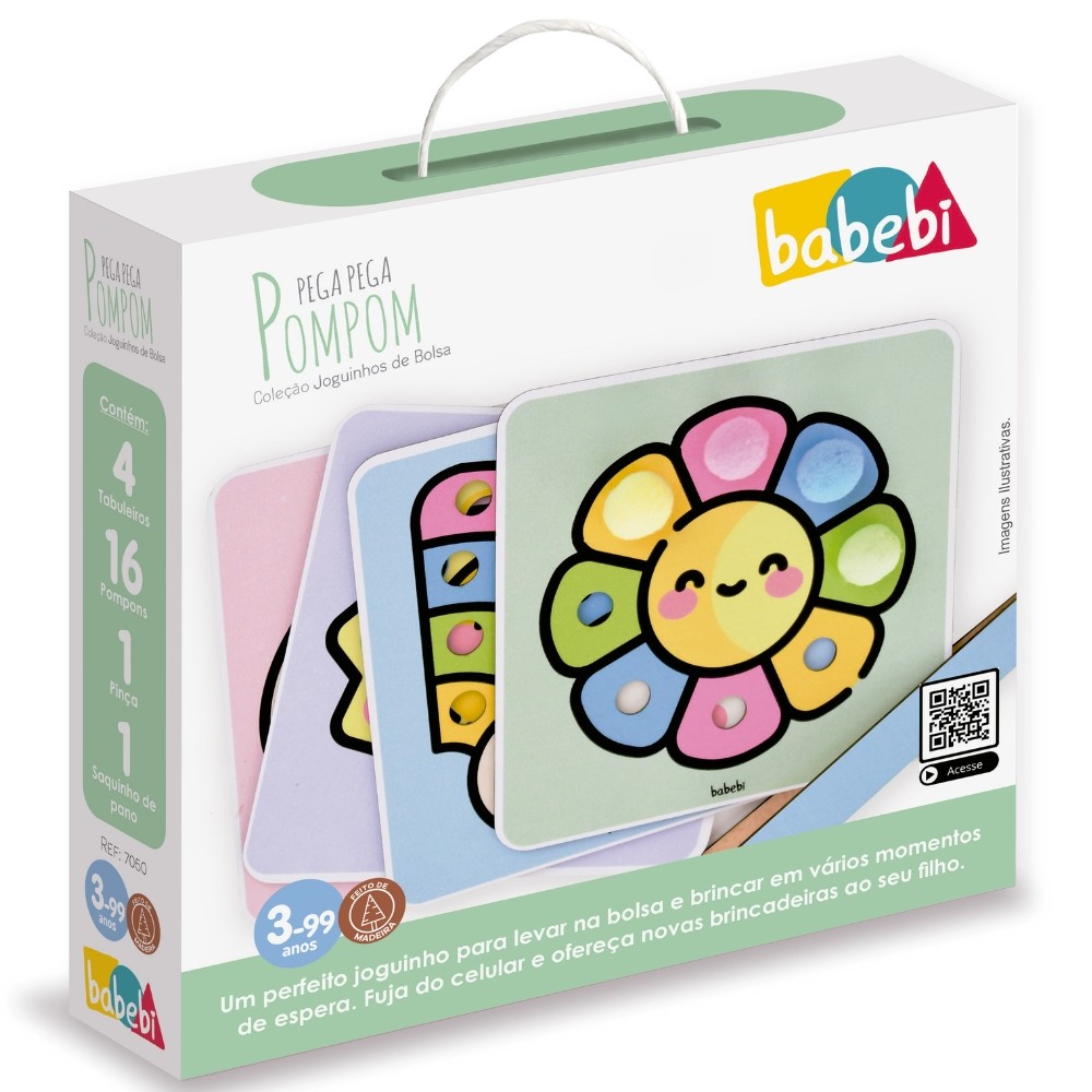 JOGO DE TABULEIRO PEGA PEGA POM POM MADEIRA BABEBI EDUCATIVO MESA TABULEIRO JOGUINHOS BOLSA INFANTIL em Oferta na Shopee