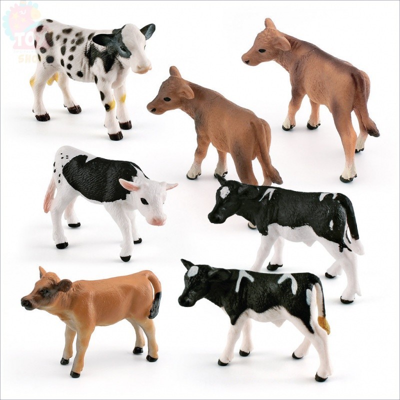 Educação Científica Infantil Brinquedos Cognitivos Simulação Animais Selvagens Vacas Vacas Amarelas Jersey Cowboy Modelo Fazenda Decoração de Rancho ou em Oferta na Shopee
