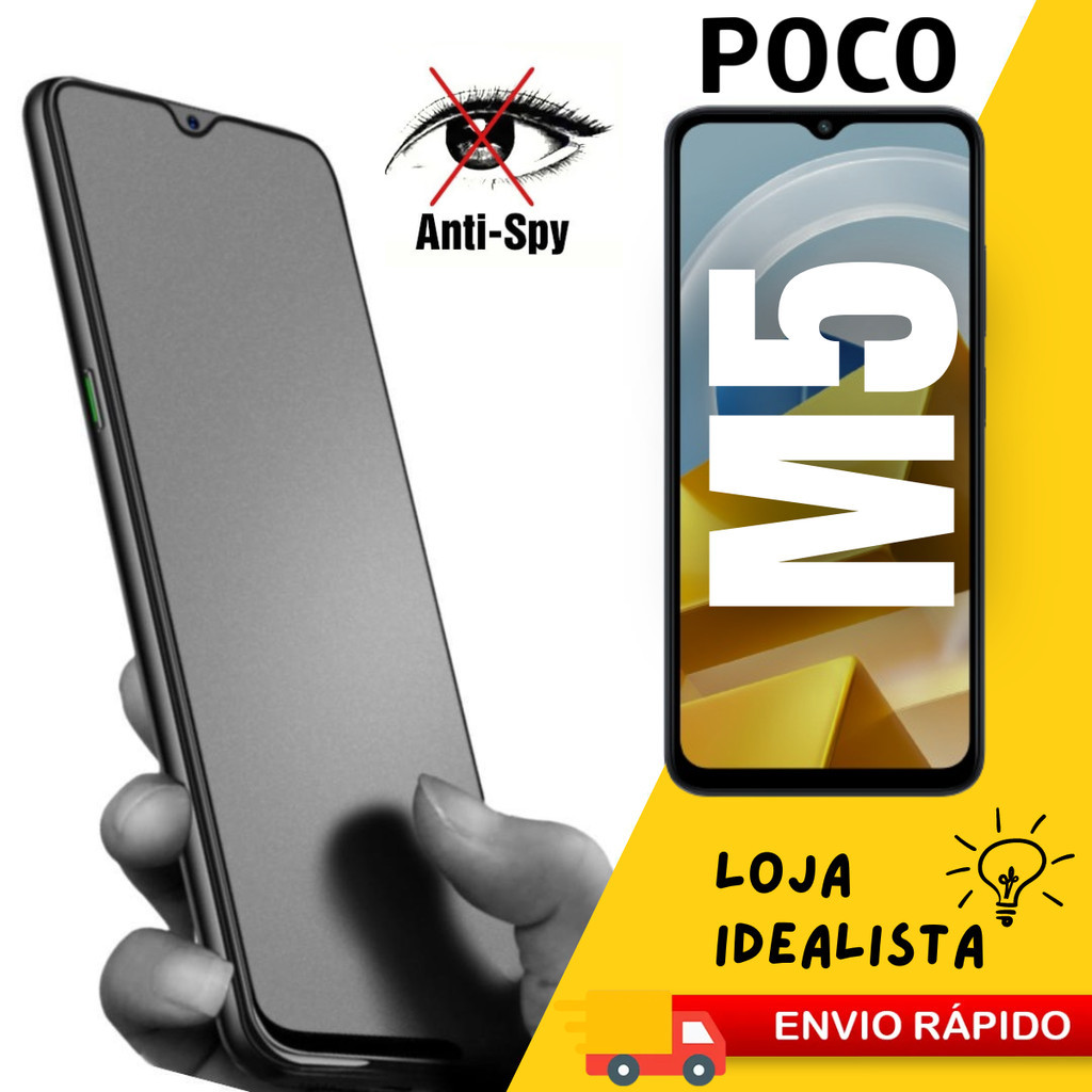Pelicula Cerâmica Fosca Privacidade P/ Poco M5 Matte Privacy 9D 3D Envio Rapido em Oferta na Shopee