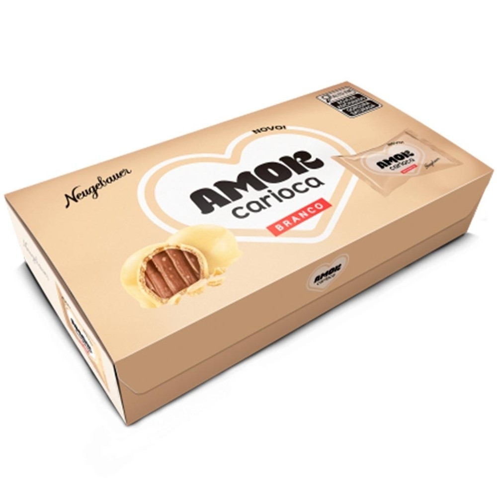 Bombom Amor Carioca Branco 200g - Neugebauer