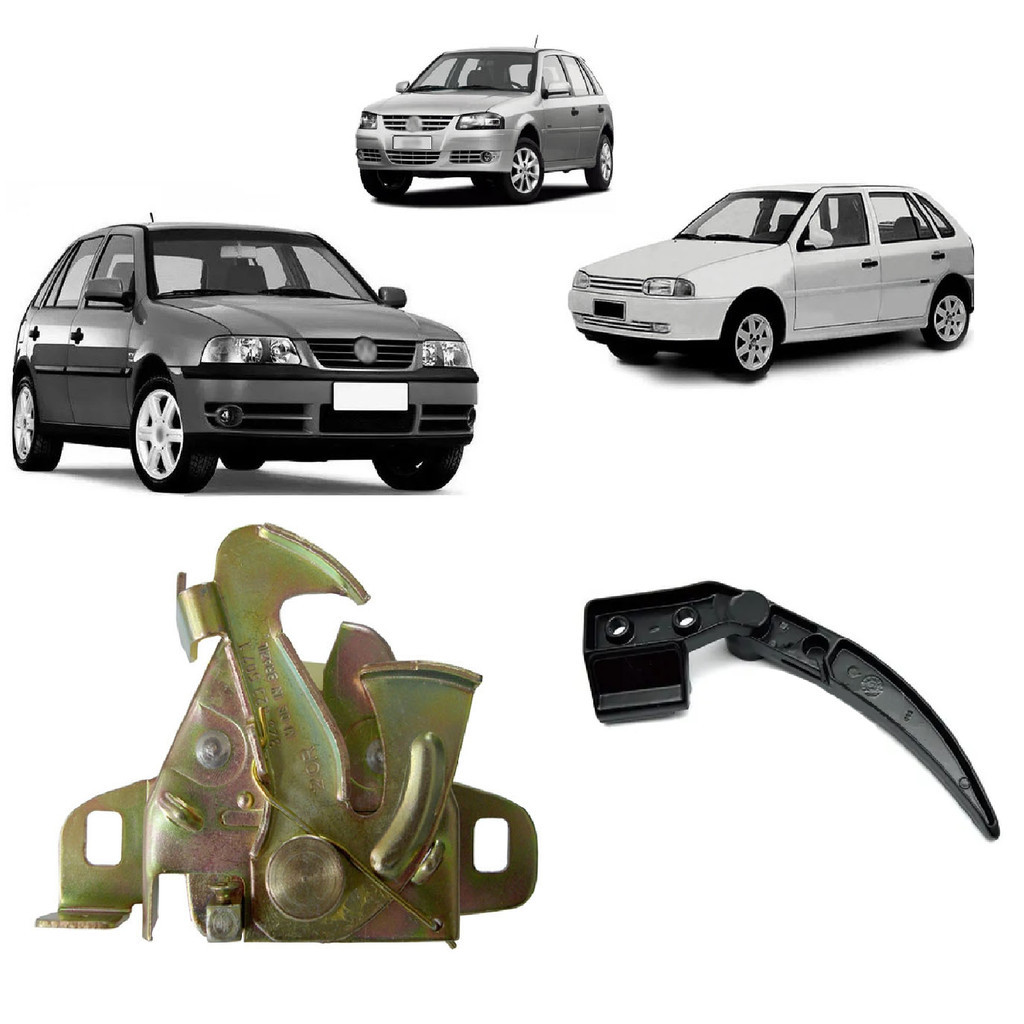 FECHADURA INFERIOR CAPO GOL G2 G3 G4 FOX SANTANA 84 06 COM PUXADOR TRAVA em Oferta na Shopee
