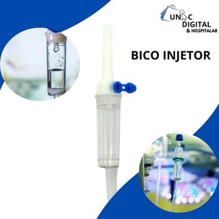 Kit 60 Equipos Macrogotas completo flexível injetor lateral soro