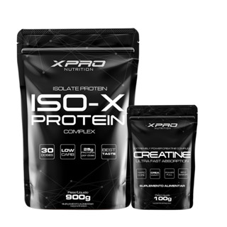 Kit Iso-X - 900g + Creatina Refil - 100g - XPro Nutrition em Oferta na Shopee