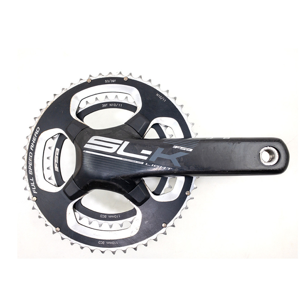 Pedivela Bike Speed Fsa SLK Carbono 53-39 Com Medidor De Potência Stages 172.5mm - USADO