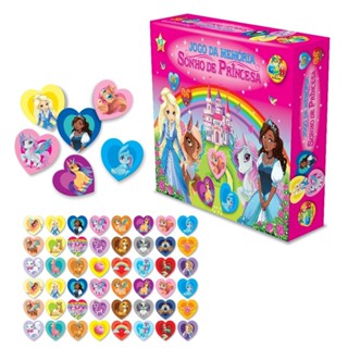 Brinquedo Infantil Jogo da Memória Sonho de Princesa 48 Peças em Oferta na Shopee