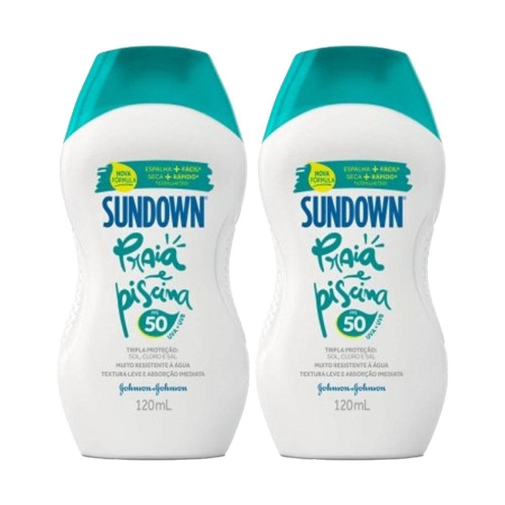 Kit com 2 Protetores Solar Sundown Starck FPS 50 120ml em Oferta na Shopee