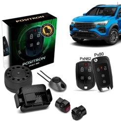 Alarme Automotivo Positron Cyber EX360 Exact Blade Universal 2 Controles Função Pânico
