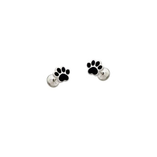 Brinco Infantil de Prata 925 Patinha de Cachorro