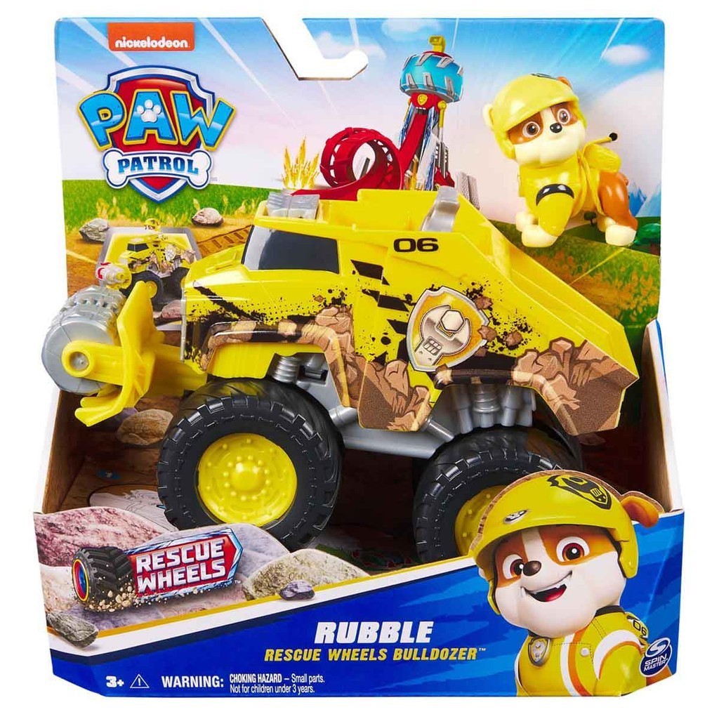 Carrinho Rescue Wheels Rubble com Boneco - Patrulha Canina - Mom & Baby