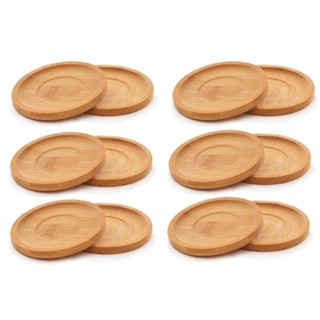 Kit 12 Porta Copo Xícara Caneca Apoio Mesa Bambu Restaurante em Oferta na Shopee