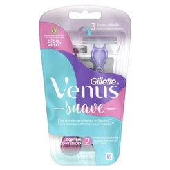 Aparelho de Depilar Gillette Venus 3 Suave 2 unidades
