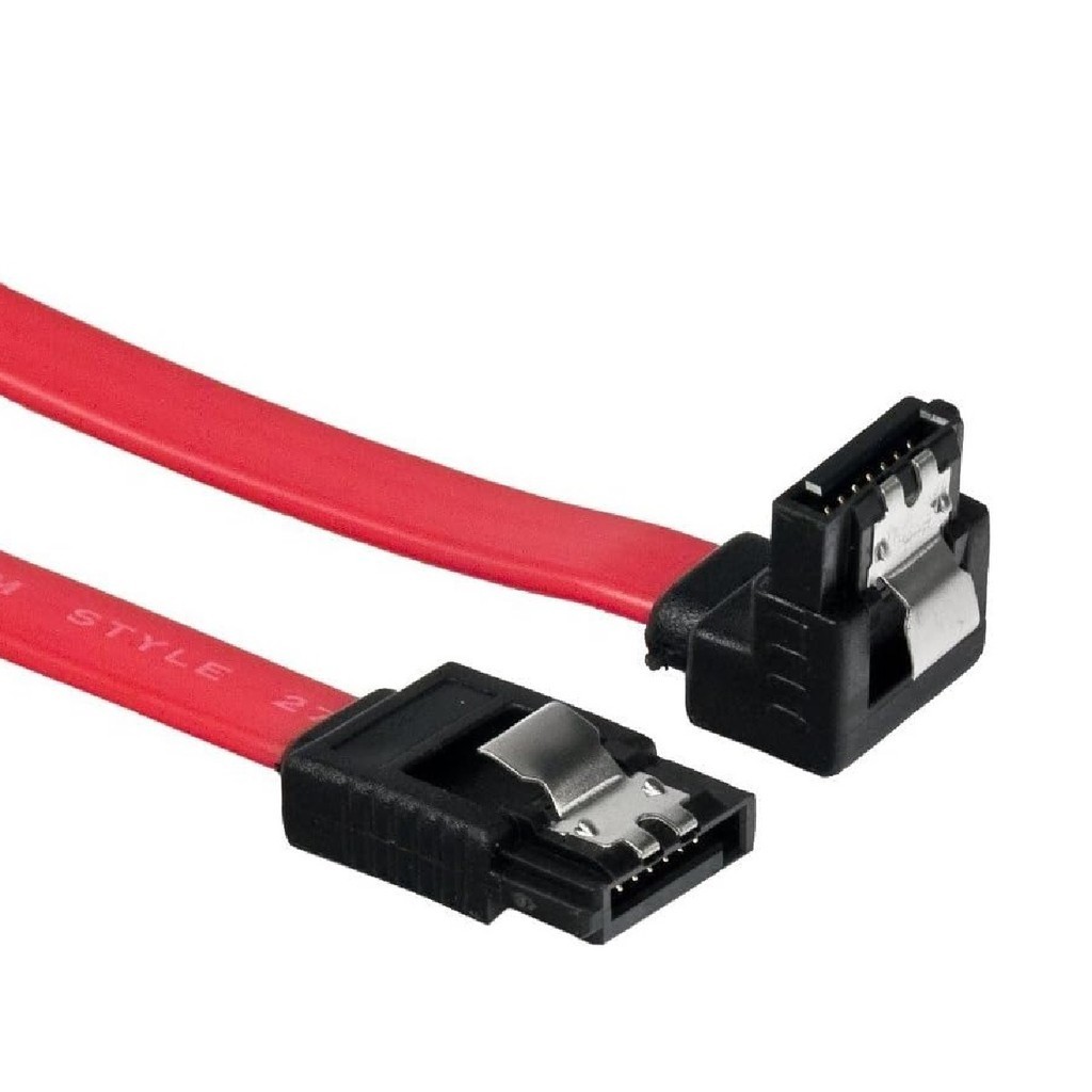 Cabo De Dados Sata 3 3gb/s Com Trava 180º Para HD SSD Drives Pc Hd