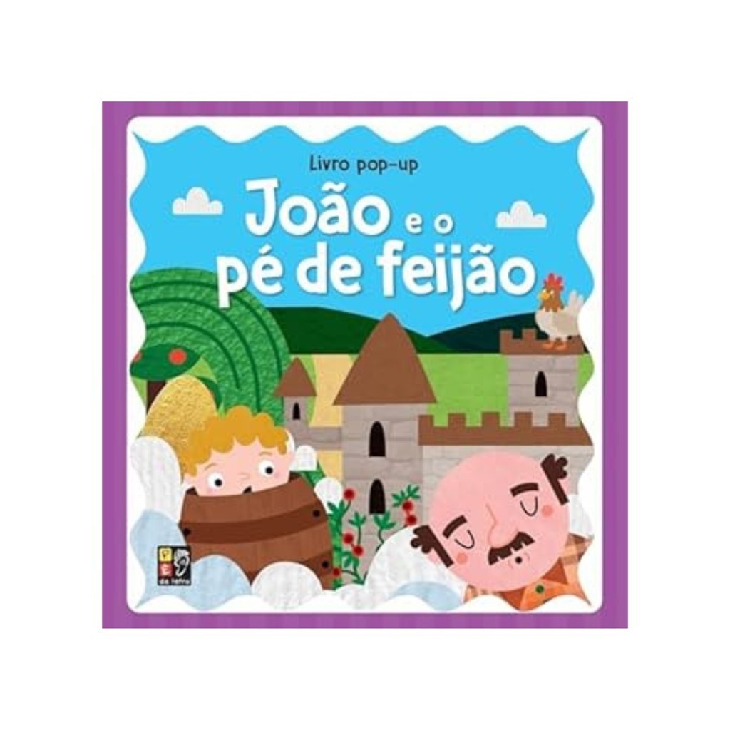 João e o Pé de Feijão - Livro Pop-Up Clássicos - Livro Infantil